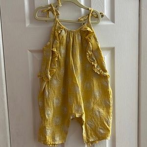 Wild Wawa yellow daisy coco jumpsuit